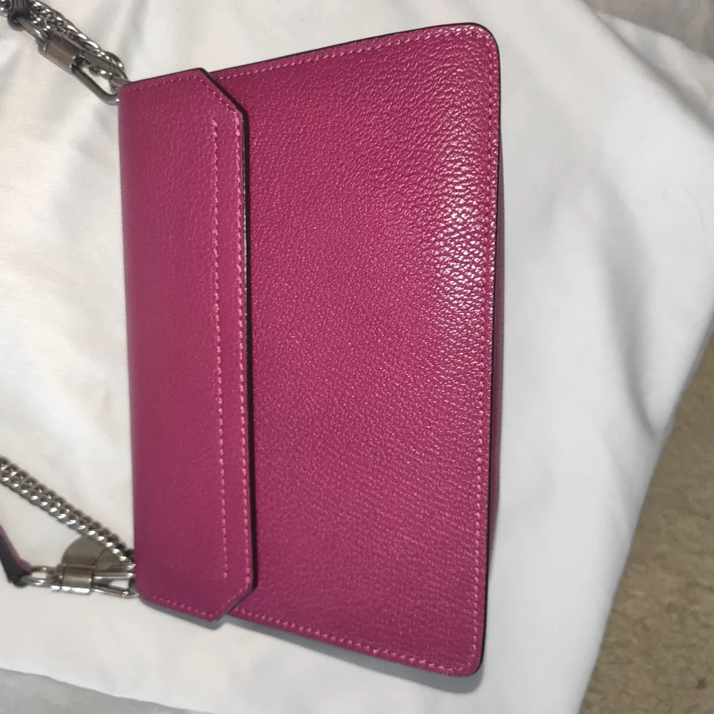 Givenchy GV3 Small Goatskin Shoulder Bag Orchid